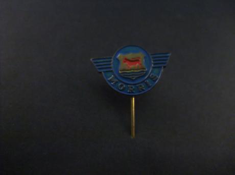 Austin Morris Brits automerk blauw logo goudkleurig